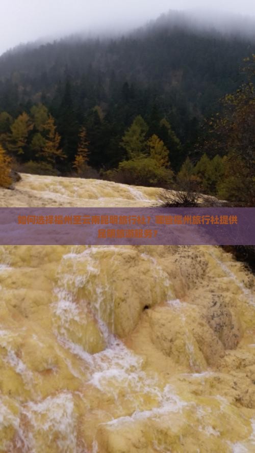 如何选择福州至云南昆明旅行社？哪些福州旅行社提供昆明旅游服务？