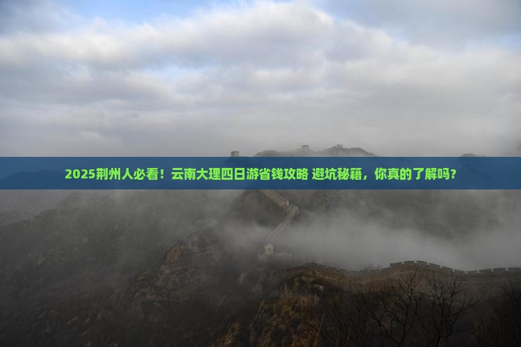 荆州到云南大理四日游