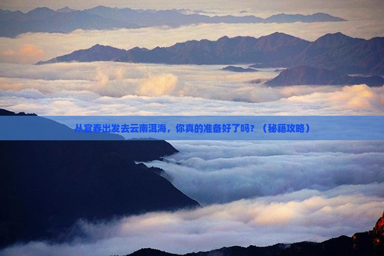 宜春去云南洱海个人游 宜春去云南洱海个人游