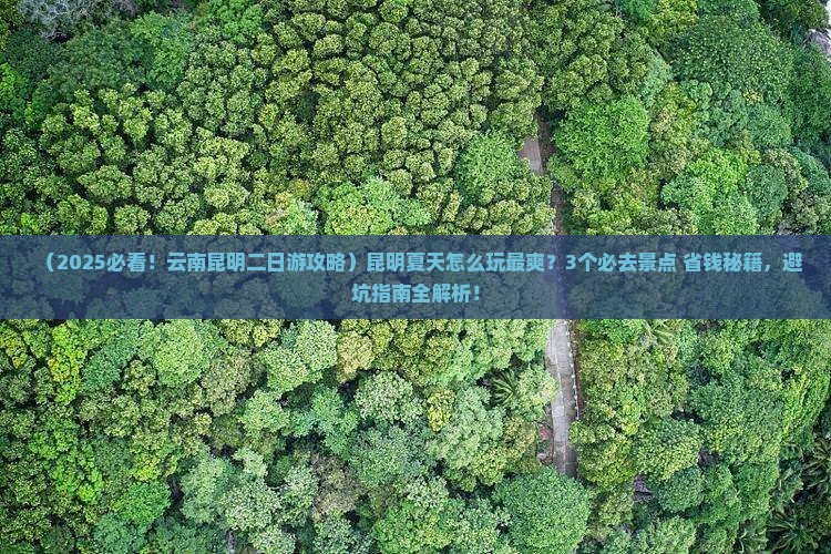 夏天到云南昆明二日游