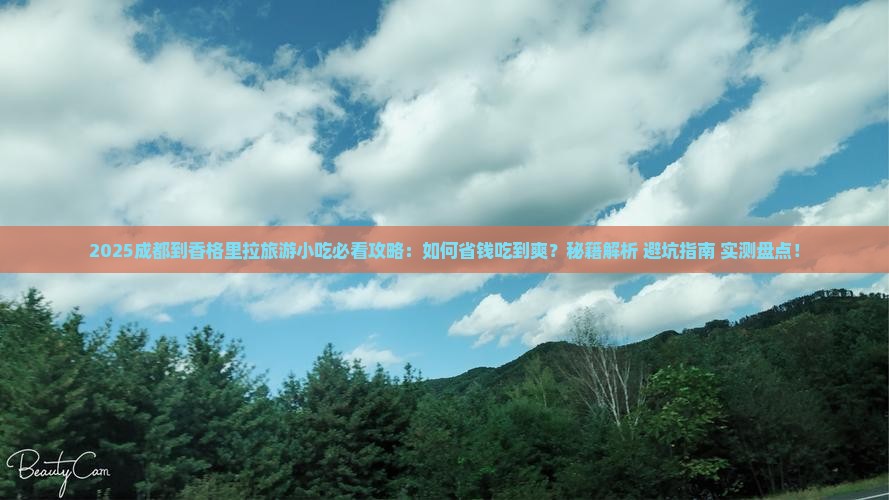 成都到云南香格里拉旅游小吃