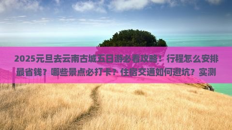 元旦去云南古城五日游