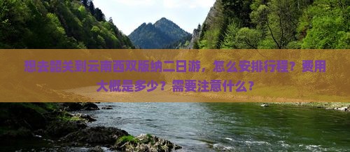 韶关去云南西双版纳二日游