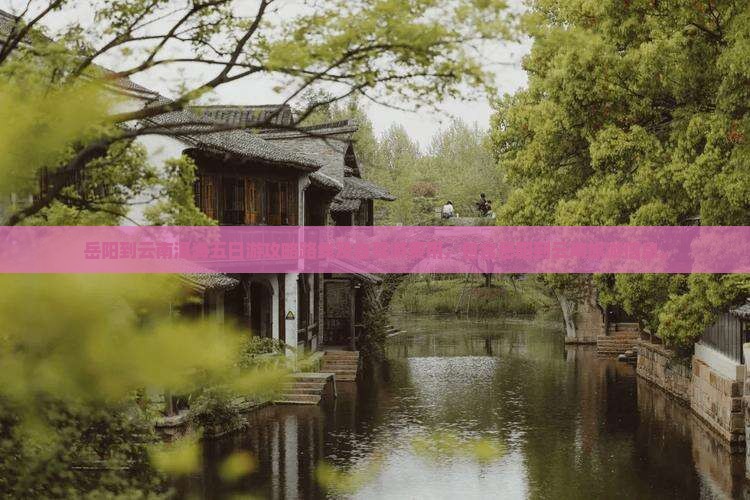 岳阳到云南洱海五日游