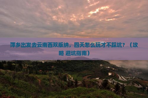 萍乡到云南西双版纳四日游