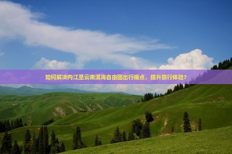如何解决内江至云南洱海自由团出行痛点，提升旅行体验？