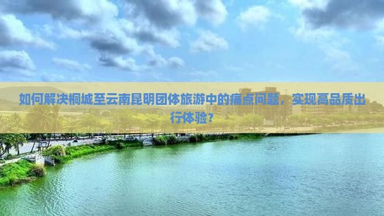 如何解决桐城至云南昆明团体旅游中的痛点问题，实现高品质出行体验？