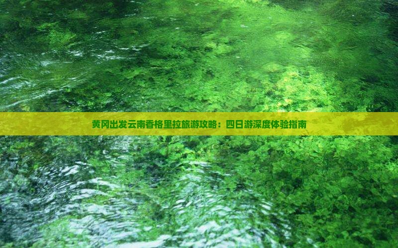黄冈去云南香格里拉四日游