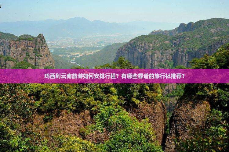 鸡西到云南旅行社