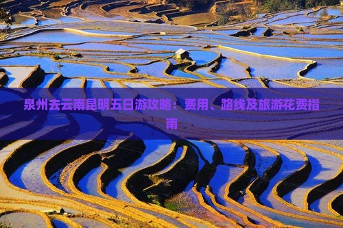 泉州去云南昆明五日游