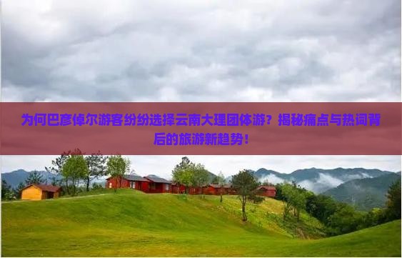巴彦倬尔去云南大理团体旅游