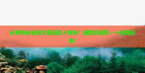 朔州到云南大理团体旅游