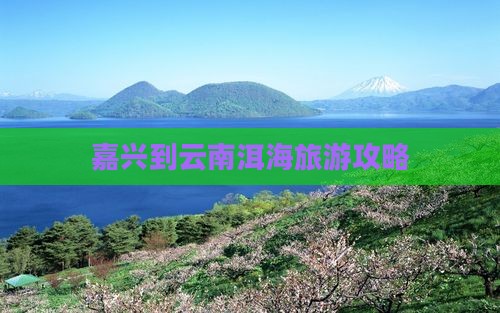 嘉兴去云南洱海门票