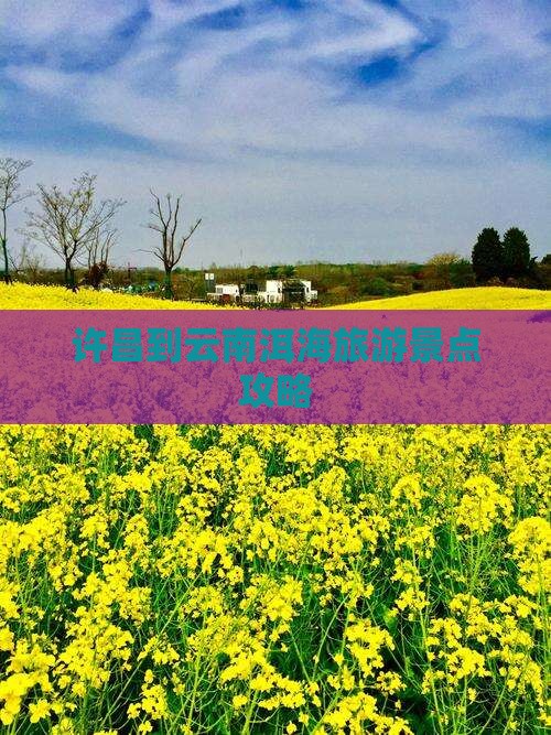 许昌去云南洱海个人游 许昌去云南洱海个人游