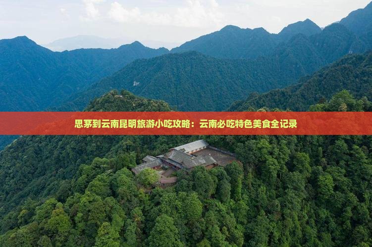 思茅到云南昆明旅游小吃