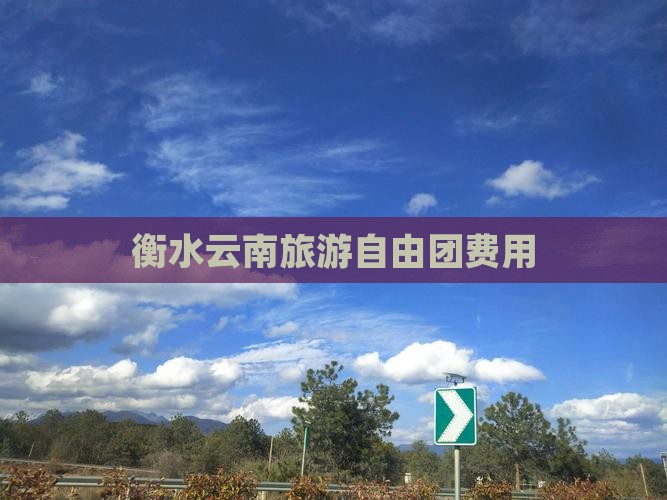 衡水去云南大理自由团