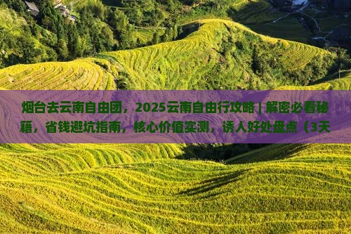 烟台去云南自由团