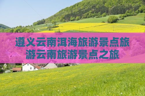遵义去云南洱海自由团