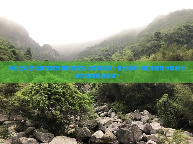 黄石到云南古城旅游小吃
