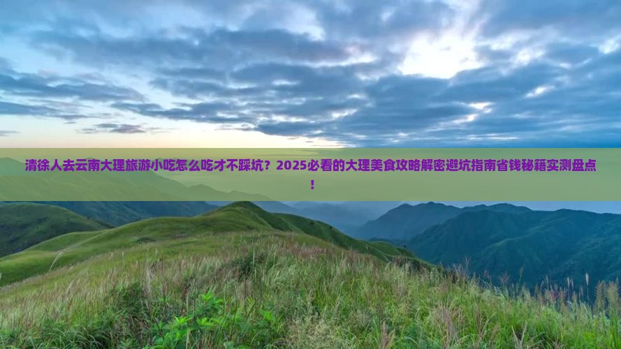 清徐去云南大理旅游小吃