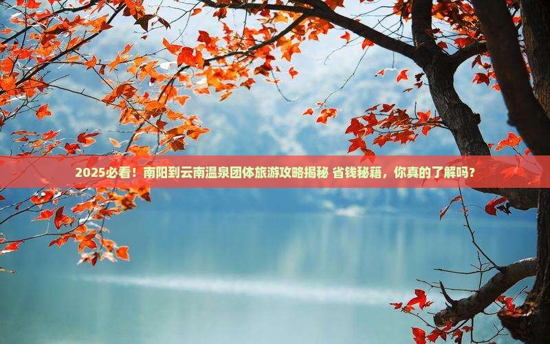 南阳到云南温泉团体旅游