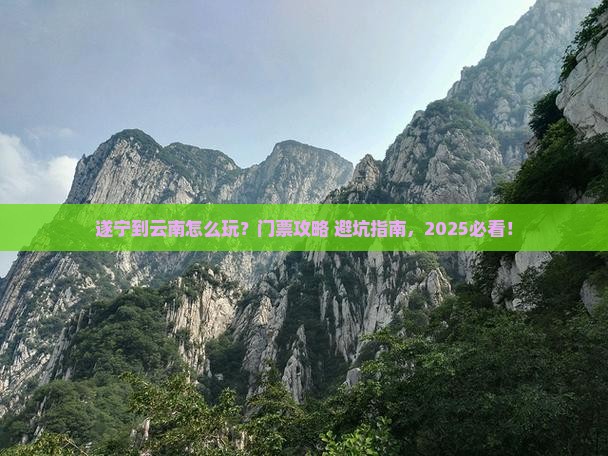 遂宁到云南门票