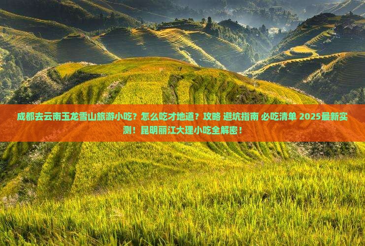 成都去云南玉龙雪山旅游小吃