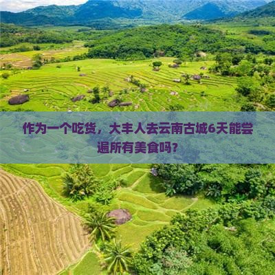 大丰到云南古城六日游