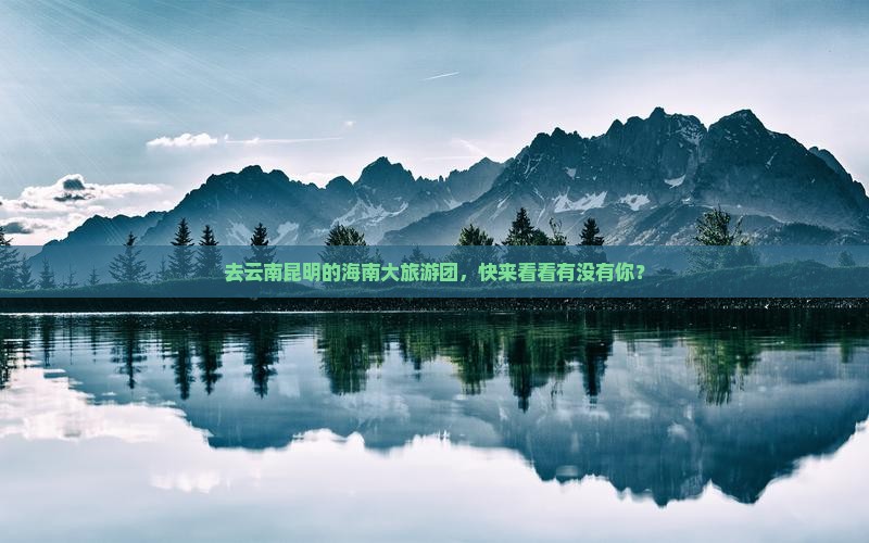 海南省直辖去云南昆明大型旅游团