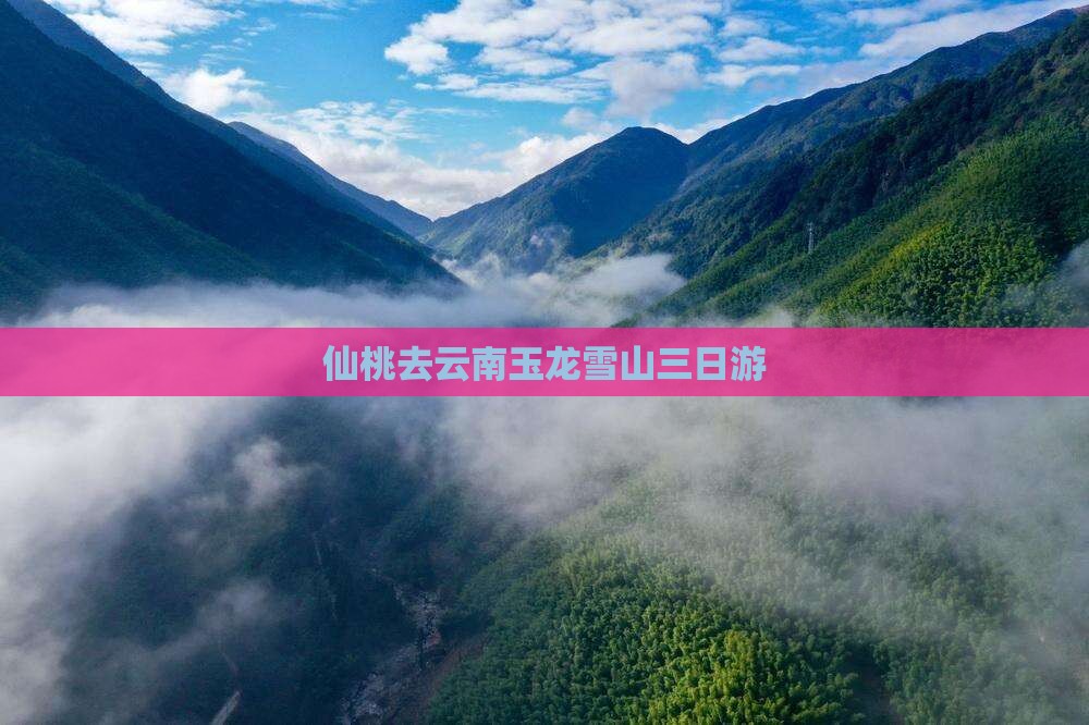 仙桃去云南玉龙雪山三日游
