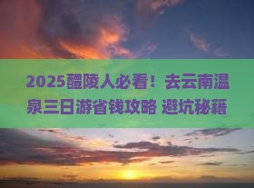 醴陵去云南温泉三日游