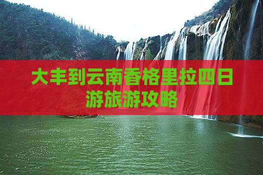 大丰到云南香格里拉四日游