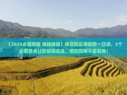 林芝到云南昆明一日