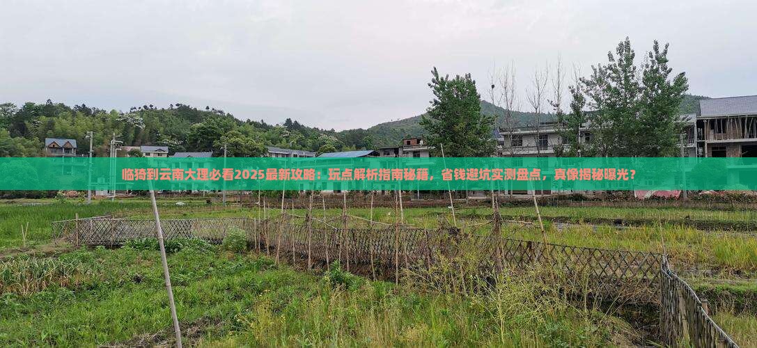 临猗到云南大理哪里玩