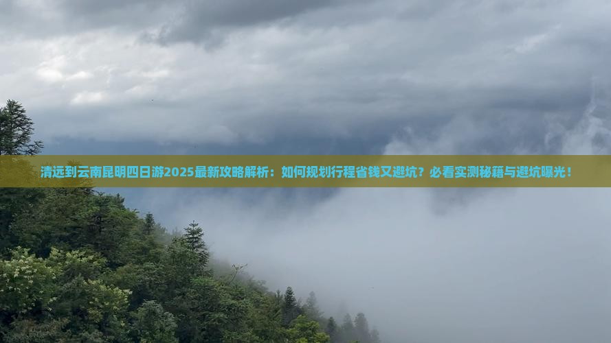 清远到云南昆明四日游