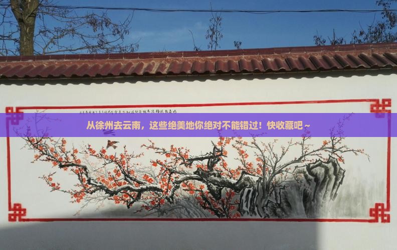 徐州到云南必去地