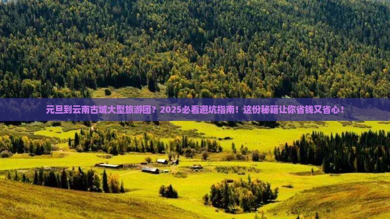元旦到云南古城大型旅游团 元旦到云南古城大型旅游团