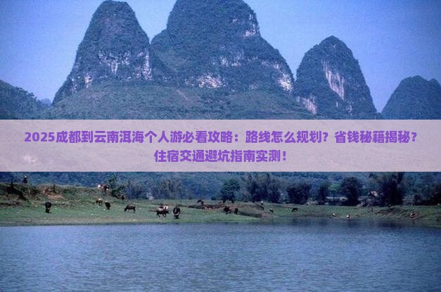 成都到云南洱海个人游