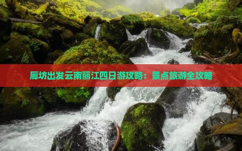 廊坊去云南丽江四日游