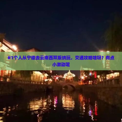 宁德到云南西双版纳个人游