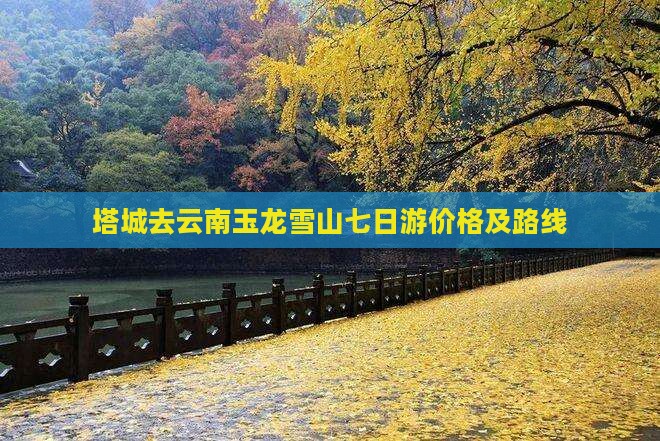塔城去云南玉龙雪山七日游