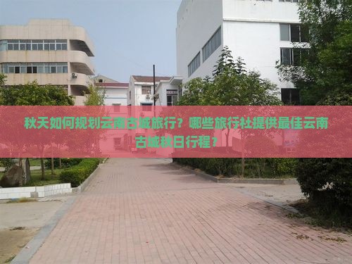 秋天到云南古城旅行社