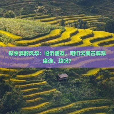 临沂去云南古城三日游