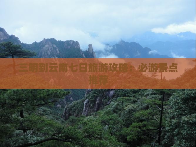 三明到云南古城七日游