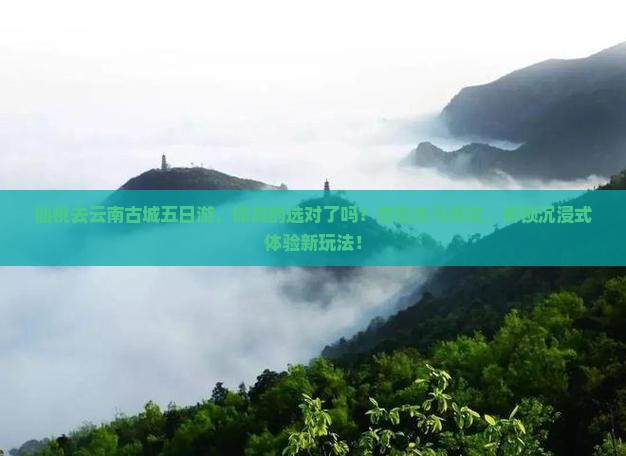 仙桃去云南古城五日游