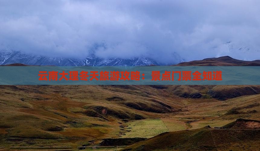 冬天到云南大理门票