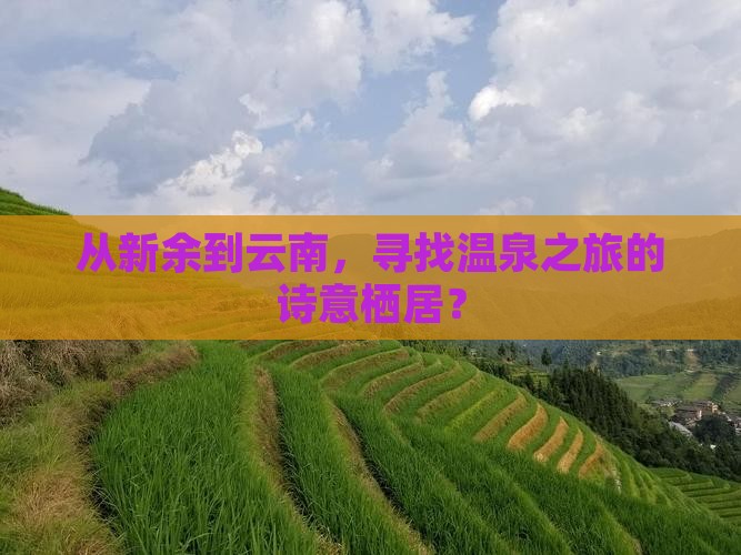 新余去云南温泉旅行社