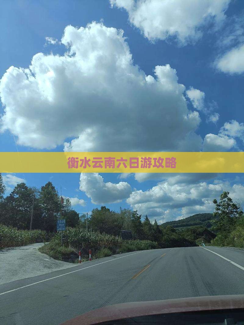 衡水到云南昆明六日游