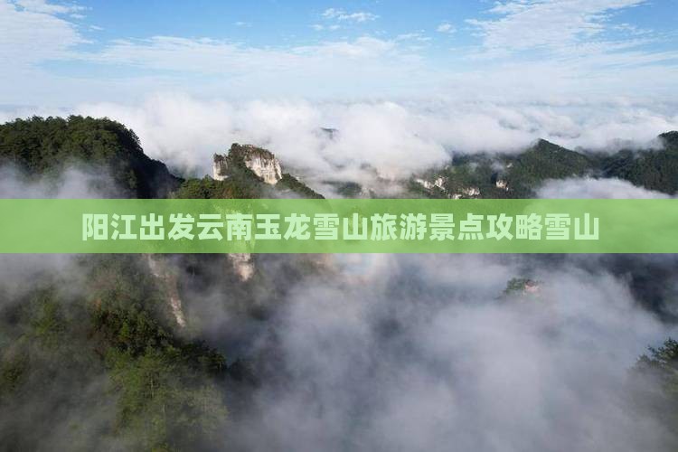 阳江去云南玉龙雪山团体旅游