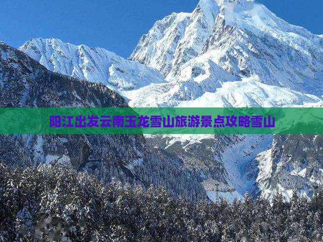 阳江去云南玉龙雪山团体旅游